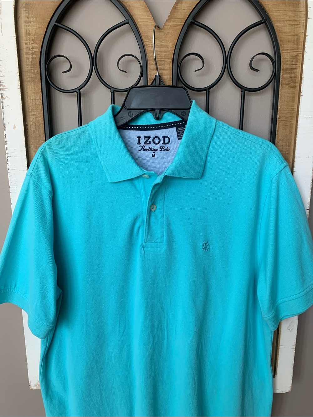 Izod Men’s Heritage Polo - Bright Turquoise